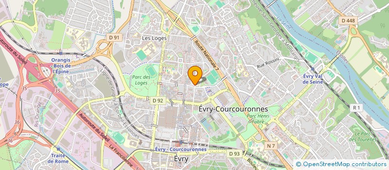 localisation de l'entreprise MADAME FATIMA EL KHALDI à EVRY-COURCOURONNES