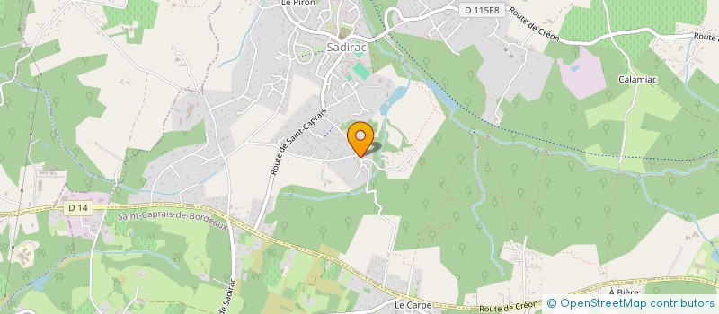 localisation de l'entreprise MADAME FATIMA EL KHAYATI  SADIRAC