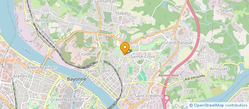 localisation de l'entreprise MADAME FATIMA EL MAKSSOUDI DAKOR à BAYONNE
