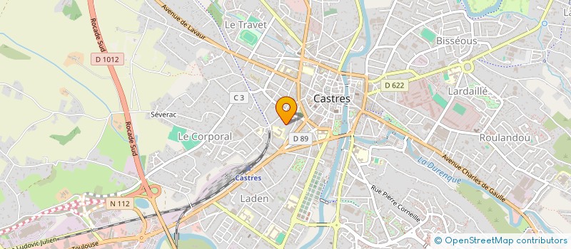 localisation de l'entreprise MADAME FATIMA EL MCHAOURI  CASTRES