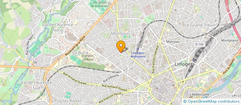 localisation de l'entreprise MADAME FATIMA EL OUAFI à LIMOGES