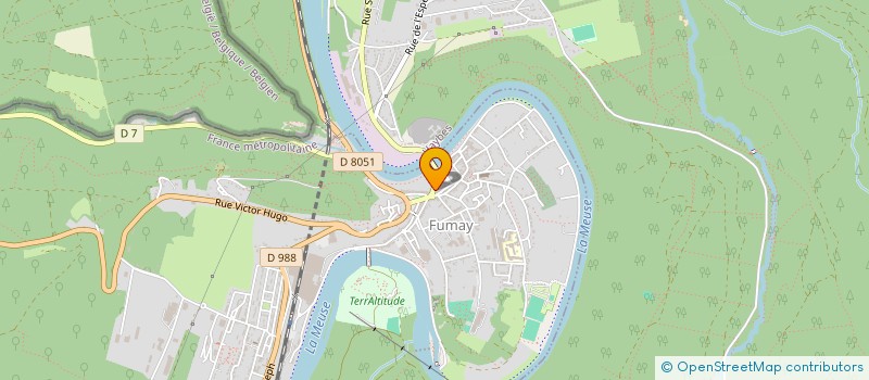 localisation de l'entreprise MADAME FATIMA ELGHANTAR  FUMAY