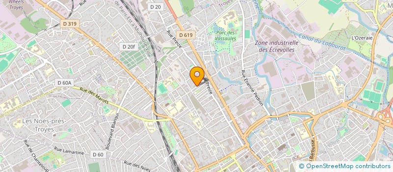 localisation de l'entreprise MADAME FATIMA ELKHOUDRI  TROYES