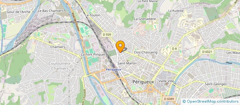 localisation de l'entreprise MADAME FATIMA ELMASKINI  PERIGUEUX