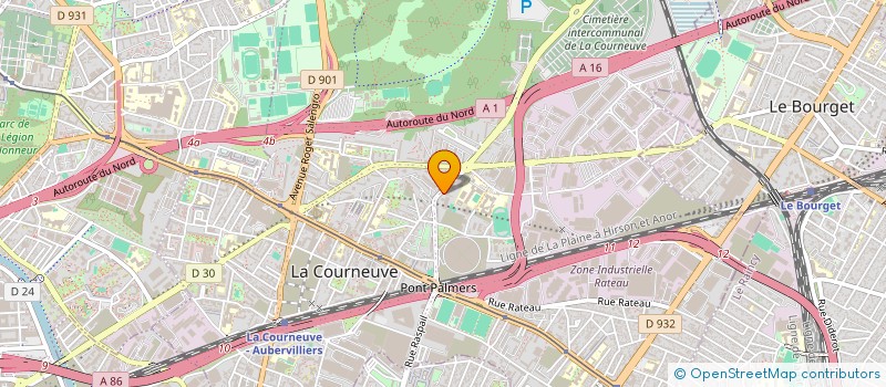 localisation de l'entreprise MADAME FATIMA ER-RAHHALI à LA COURNEUVE