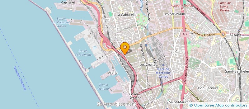 localisation de l'entreprise MADAME FATIMA ES SOUDI à MARSEILLE