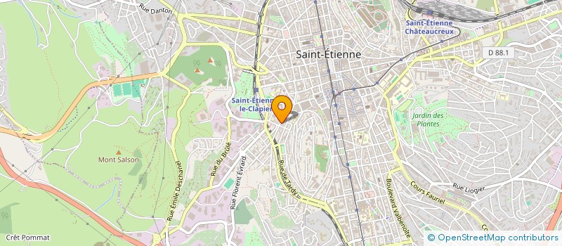 localisation de l'entreprise MADAME FATIMA ESSAKHI à SAINT-ETIENNE