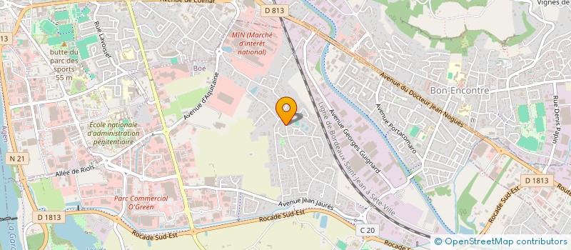 localisation de l'entreprise MADAME FATIMA-EZAHRA EL KSAKES  BOE