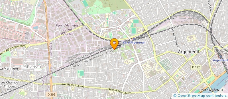 localisation de l'entreprise MADAME FATIMA EZZAHRA BENZARZORA  ARGENTEUIL