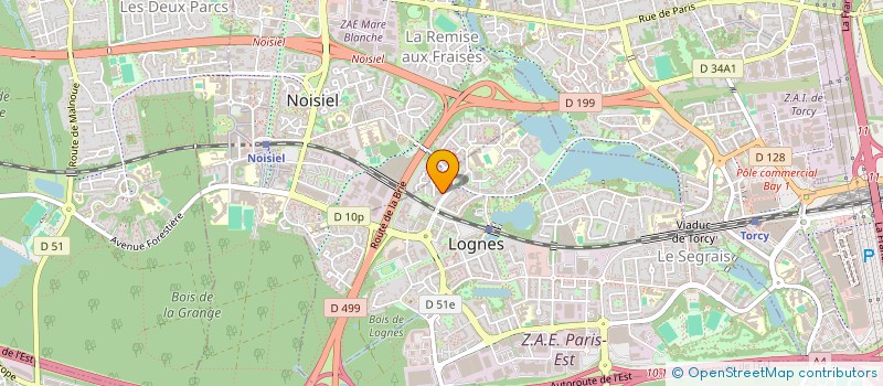 localisation de l'entreprise MADAME FATIMA EZZAHRA BOUSLIM à LOGNES