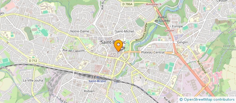 localisation de l'entreprise MADAME FATIMA EZZAHRA LACHHAB à SAINT-BRIEUC