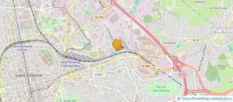 localisation de l'entreprise MADAME FATIMA EZZAHRAE EL GHOUAT  SAINT-ETIENNE