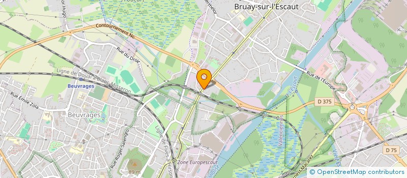 localisation de l'entreprise MADAME FATIMA EZZAHRAE ESSAKET  BRUAY-SUR-L'ESCAUT