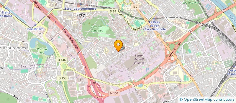 localisation de l'entreprise MADAME FATIMA GARY  EVRY-COURCOURONNES