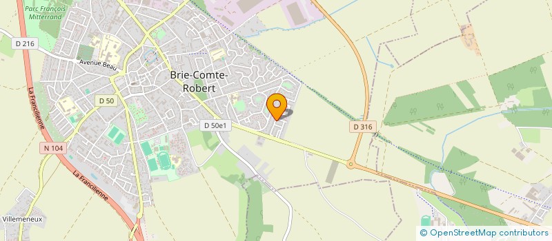 localisation de l'entreprise MADAME FATIMA GHAYATI à BRIE-COMTE-ROBERT