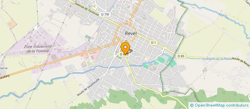 localisation de l'entreprise MADAME FATIMA GHOUA  REVEL