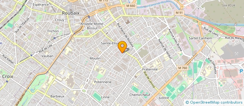 localisation de l'entreprise MADAME FATIMA GOMERI  ROUBAIX