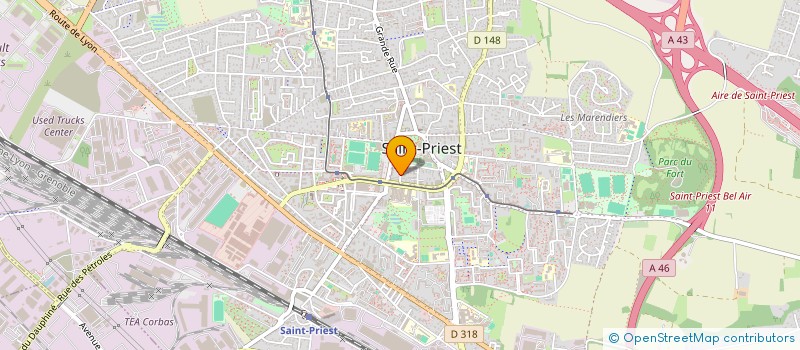 localisation de l'entreprise MADAME FATIMA HADDAD  SAINT-PRIEST