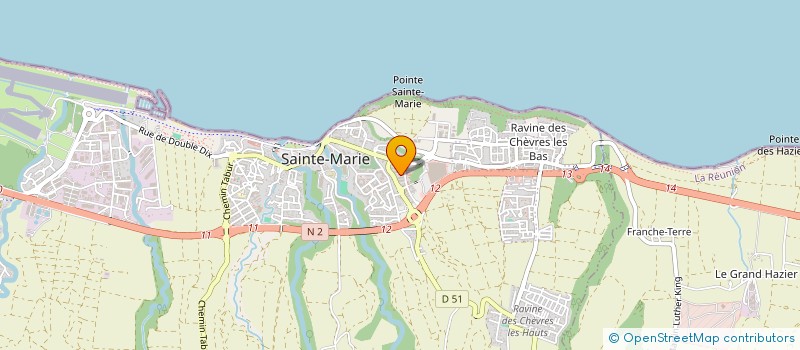 localisation de l'entreprise MADAME FATIMA HAFIDHOU à SAINTE-MARIE
