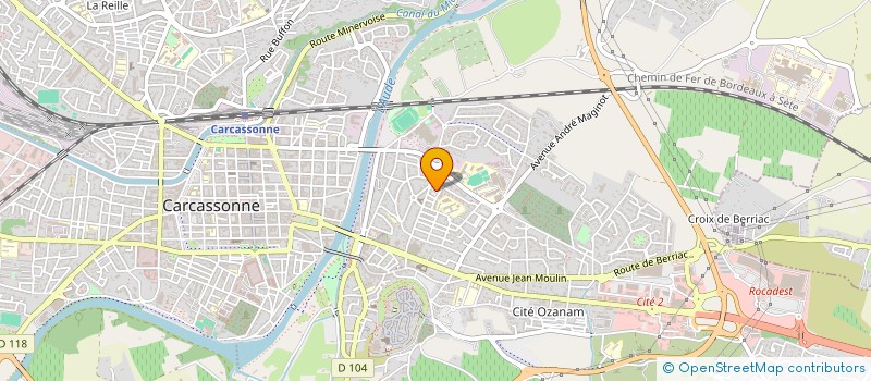 localisation de l'entreprise MADAME FATIMA HAJIB à CARCASSONNE