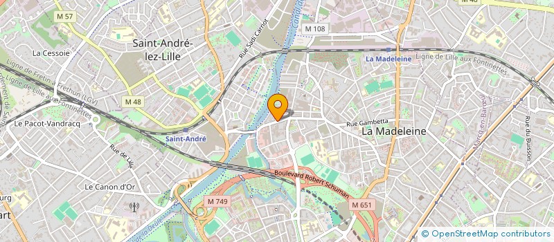 localisation de l'entreprise MADAME FATIMA HAMAIDIA à LA MADELEINE