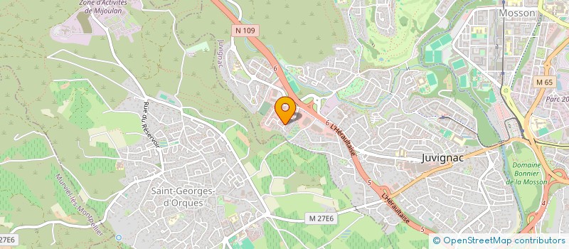 localisation de l'entreprise MADAME FATIMA HANDACHI  JUVIGNAC