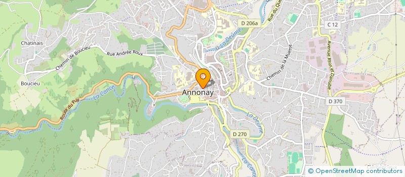 localisation de l'entreprise MADAME FATIMA HARFACH  ANNONAY