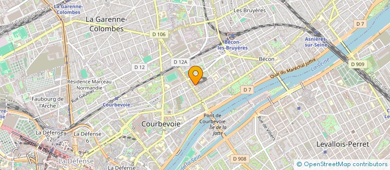 localisation de l'entreprise MADAME FATIMA HOCINE à COURBEVOIE