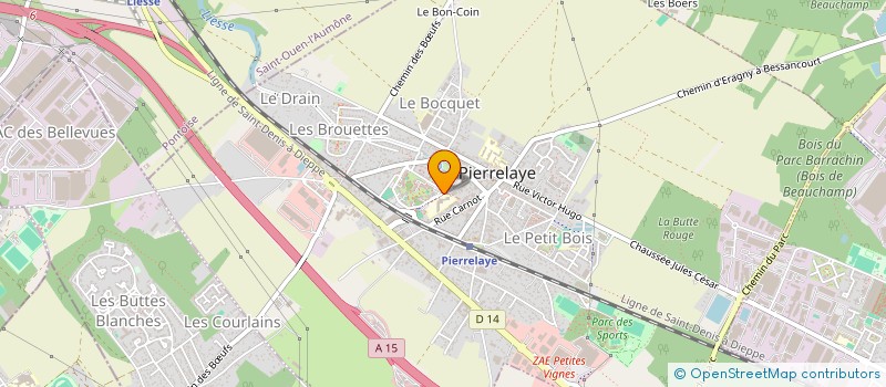 localisation de l'entreprise MADAME FATIMA IMIFELA  PIERRELAYE