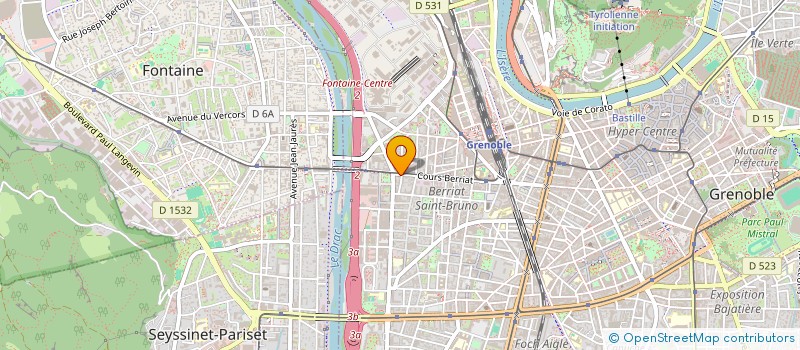 localisation de l'entreprise MADAME FATIMA ITBATI  GRENOBLE