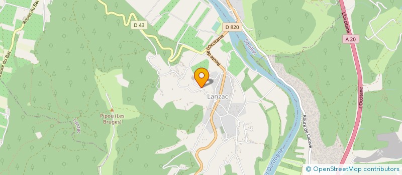 localisation de l'entreprise MADAME FATIMA JELLOUFATE  LANZAC