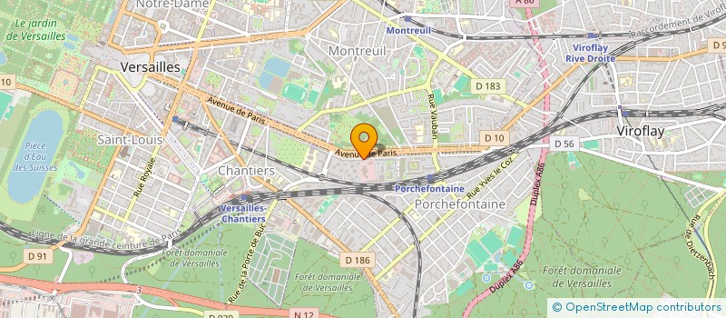 localisation de l'entreprise MADAME FATIMA JOLY à VERSAILLES