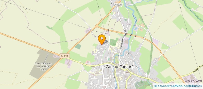 localisation de l'entreprise MADAME FATIMA KADARI  LE CATEAU-CAMBRESIS