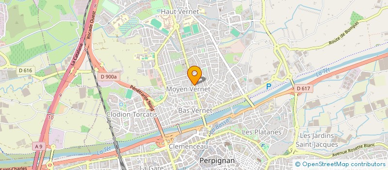 localisation de l'entreprise MADAME FATIMA KARES  PERPIGNAN