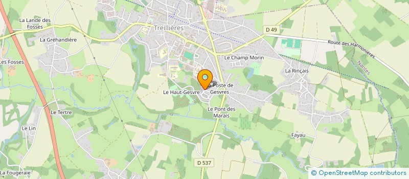 localisation de l'entreprise MADAME FATIMA KATMI  TREILLIERES