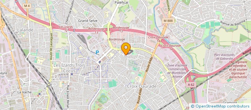 localisation de l'entreprise MADAME FATIMA KHACHAA  TOULOUSE
