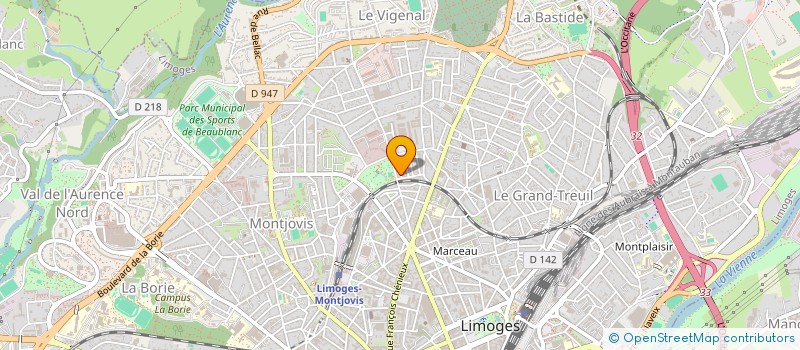 localisation de l'entreprise MADAME FATIMA KHADRA à LIMOGES