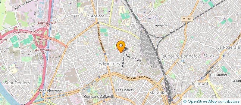 localisation de l'entreprise MADAME FATIMA KHALDI à TOULOUSE