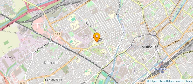 localisation de l'entreprise MADAME FATIMA KHARCHOUCHE  MULHOUSE