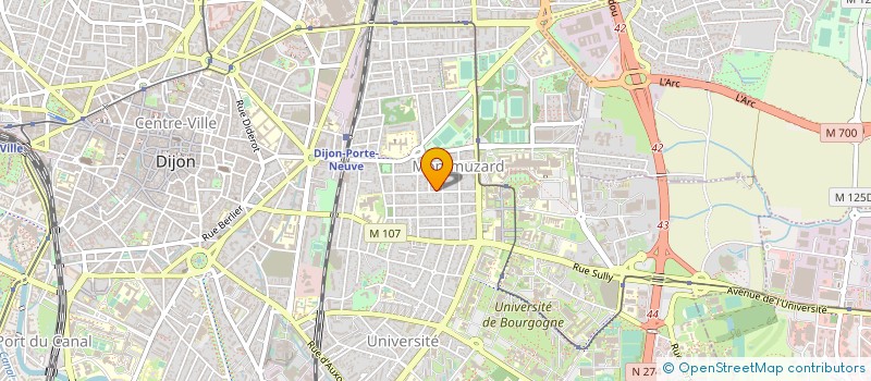 localisation de l'entreprise MADAME FATIMA KHECHICHINE à DIJON