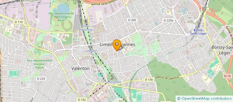 localisation de l'entreprise MADAME FATIMA KHELIFI  LIMEIL-BREVANNES