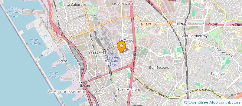 localisation de l'entreprise MADAME FATIMA KHERFI à MARSEILLE