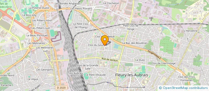 localisation de l'entreprise MADAME FATIMA KHERROUBI  FLEURY-LES-AUBRAIS