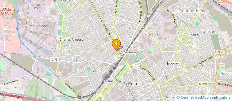 localisation de l'entreprise MADAME FATIMA KHRAIZAT  REIMS