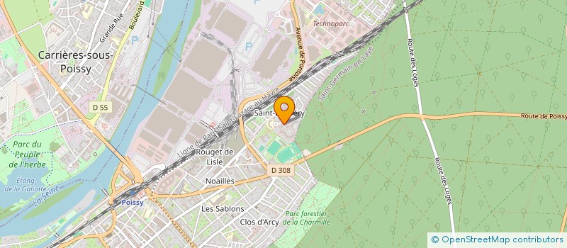 localisation de l'entreprise MADAME FATIMA LAARAJ  POISSY