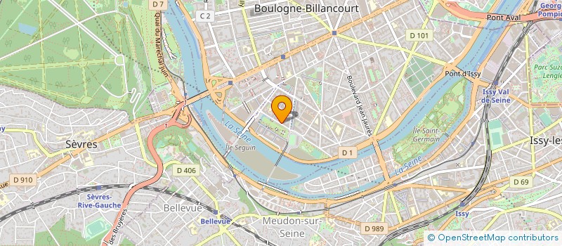 localisation de l'entreprise MADAME FATIMA LABZAE  BOULOGNE-BILLANCOURT