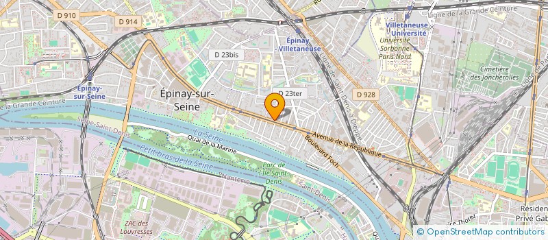 localisation de l'entreprise MADAME FATIMA LACHHAB à EPINAY-SUR-SEINE