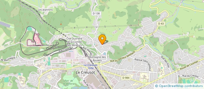 localisation de l'entreprise MADAME FATIMA LAKHAL  LE CREUSOT