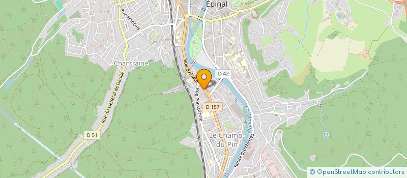 localisation de l'entreprise MADAME FATIMA LAOUAR  EPINAL