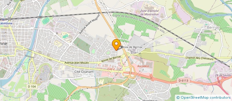 localisation de l'entreprise MADAME FATIMA LARBES  CARCASSONNE